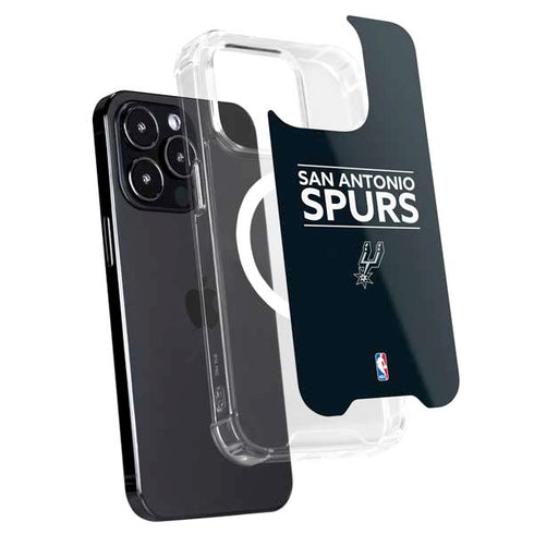 NBA San Antonio Spurs Standard - Black iPhone 16 Pro MagSafe Case